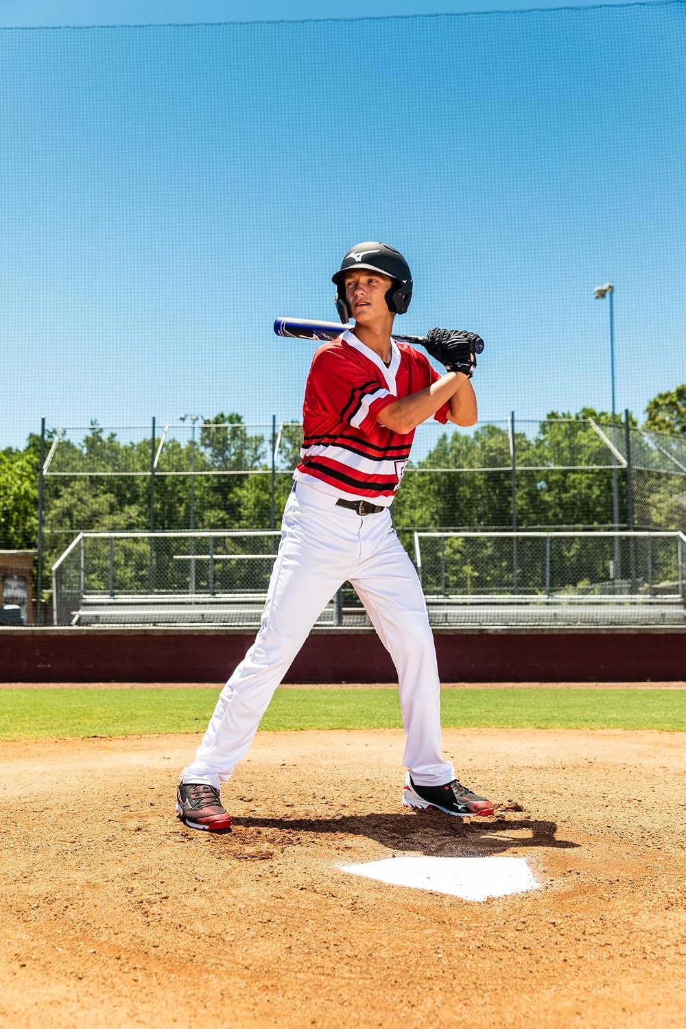 image:imageMizuno Adult B6 Baseball Batting HelmetCardinal