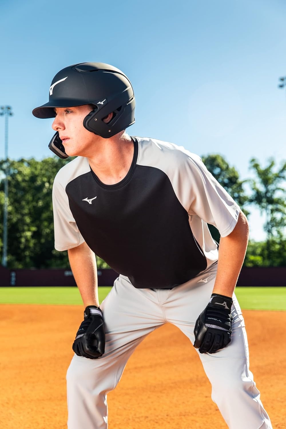 image:imageMizuno Adult B6 Baseball Batting HelmetGrey
