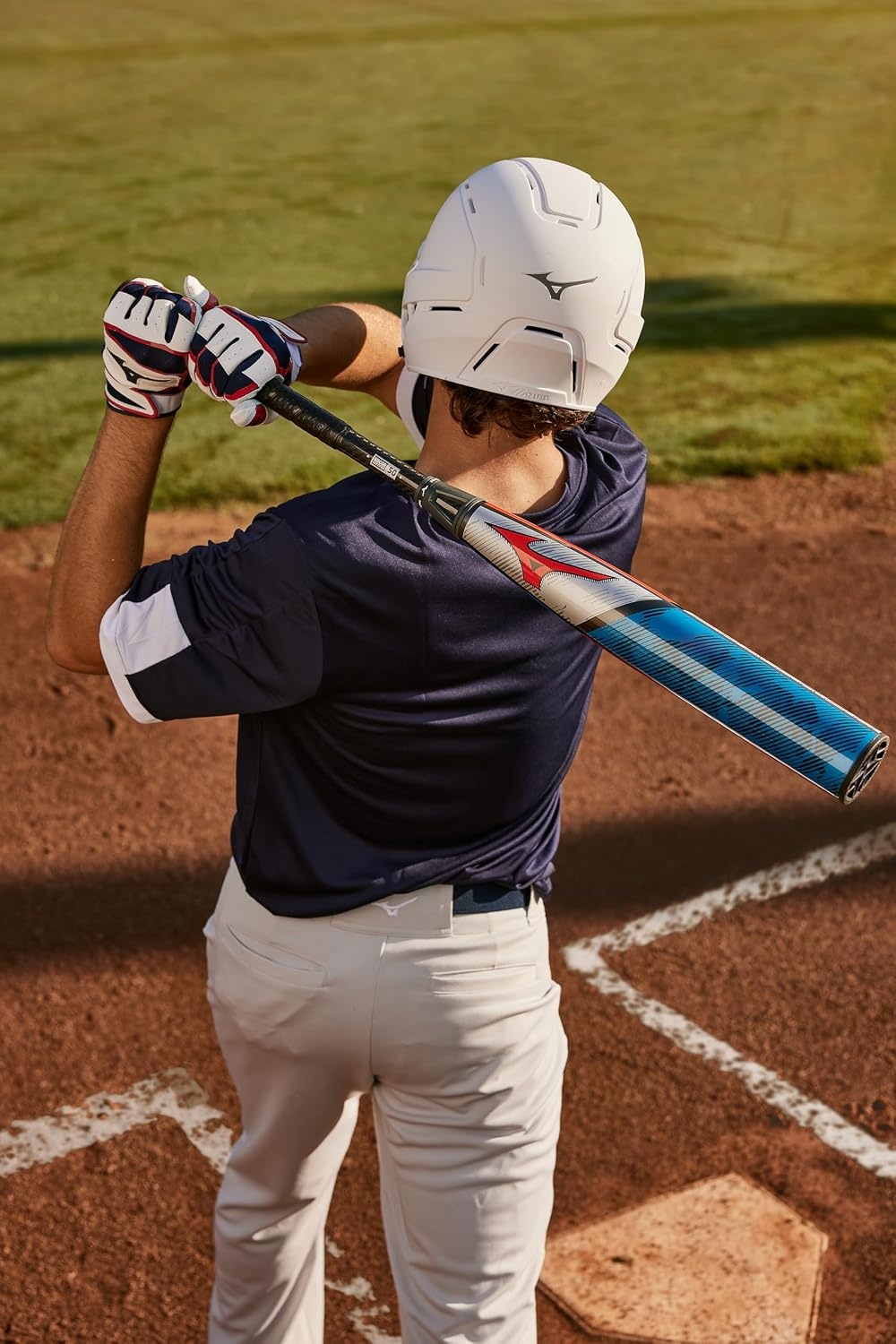 image:imageMizuno Adult B6 Baseball Batting HelmetGrey