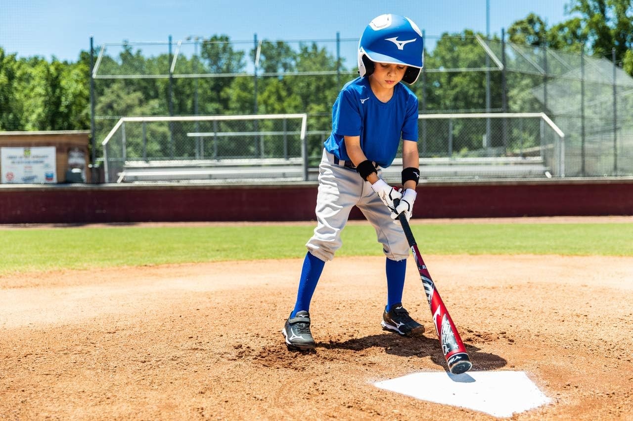 image:imageMizuno Adult B6 Baseball Batting HelmetRedWhite