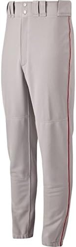image:imageMizuno Adult Mens Premier Piped Baseball PantGreyRed