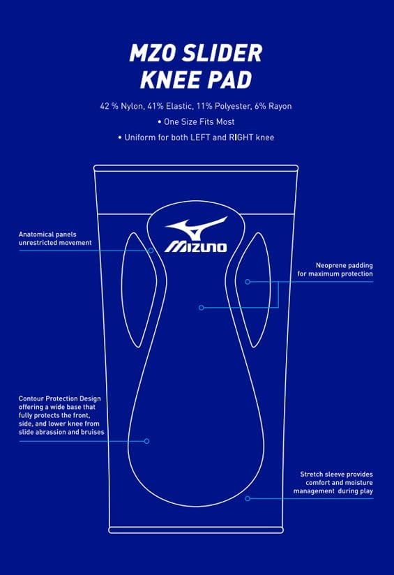 image:imageMizuno Adult Slider KneepadRed