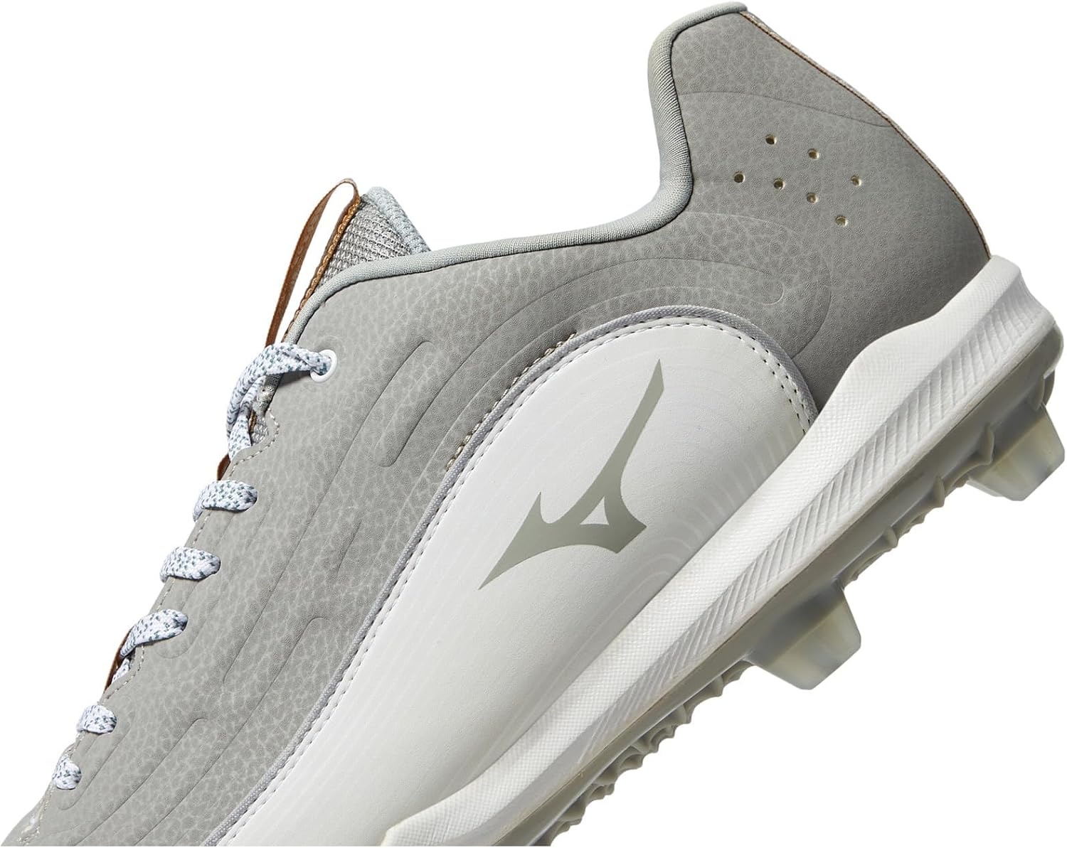 image:imageMizuno Ambition 3 Low TPU Mens Molded Baseball Cleat GreyWhite US Mens 65