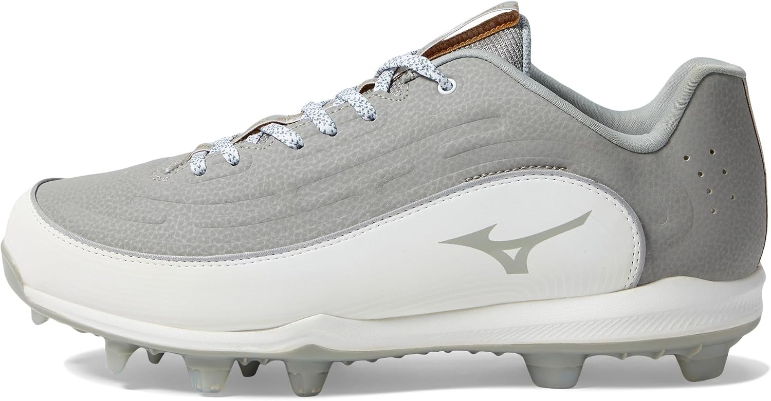 image:imageMizuno Ambition 3 Low TPU Mens Molded Baseball Cleat GreyWhite US Mens 65
