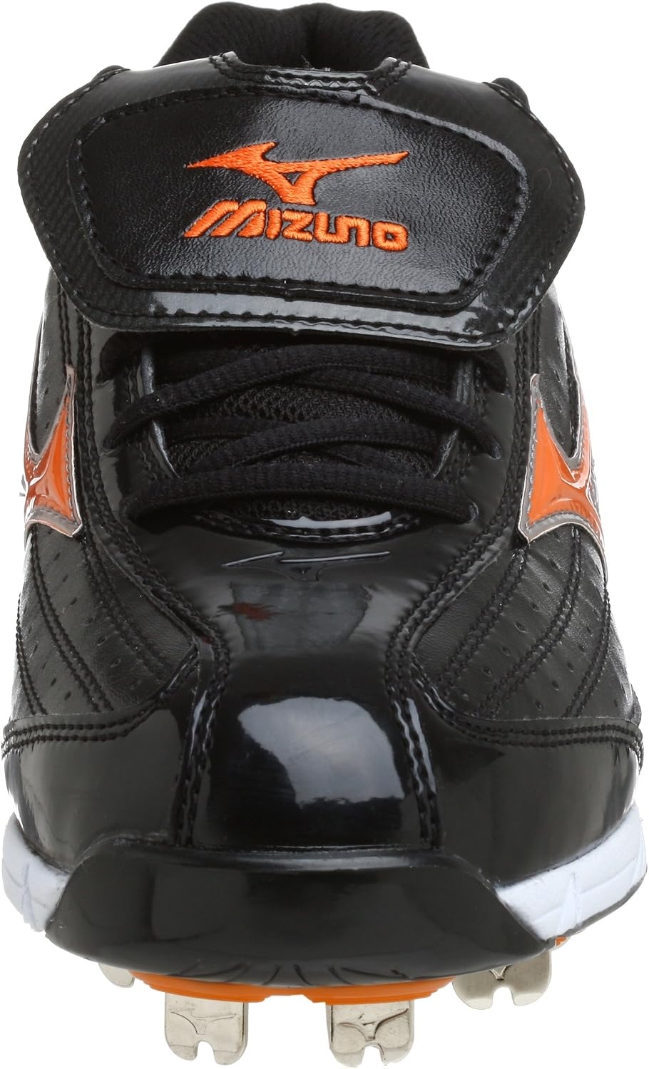 image:imageMizuno Mens 9 Spike Classic G5 Low Baseball CleatBlackOrange