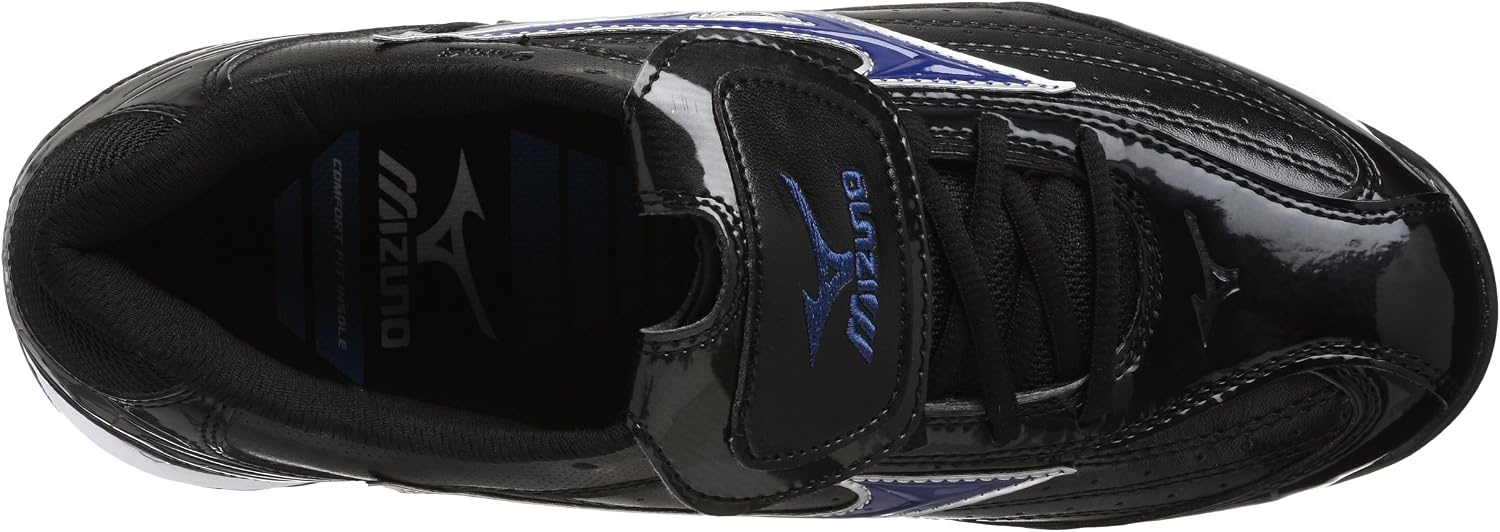 image:imageMizuno Mens 9 Spike Classic G5 Low Baseball CleatBlackRoyal