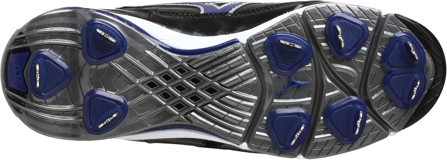 image:imageMizuno Mens 9 Spike Classic G5 Low Baseball CleatBlackRoyal