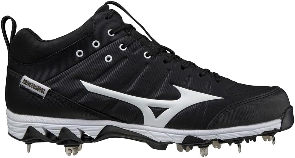 image:imageMizuno Mens 9Spike Ambition 2 Baseball ShoeBlackwhite 9000