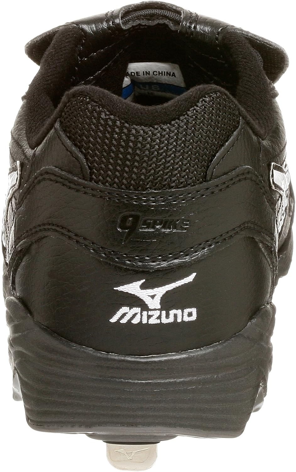 image:imageMizuno Mens 9Spike Classic Low G4 CleatBlackWhite