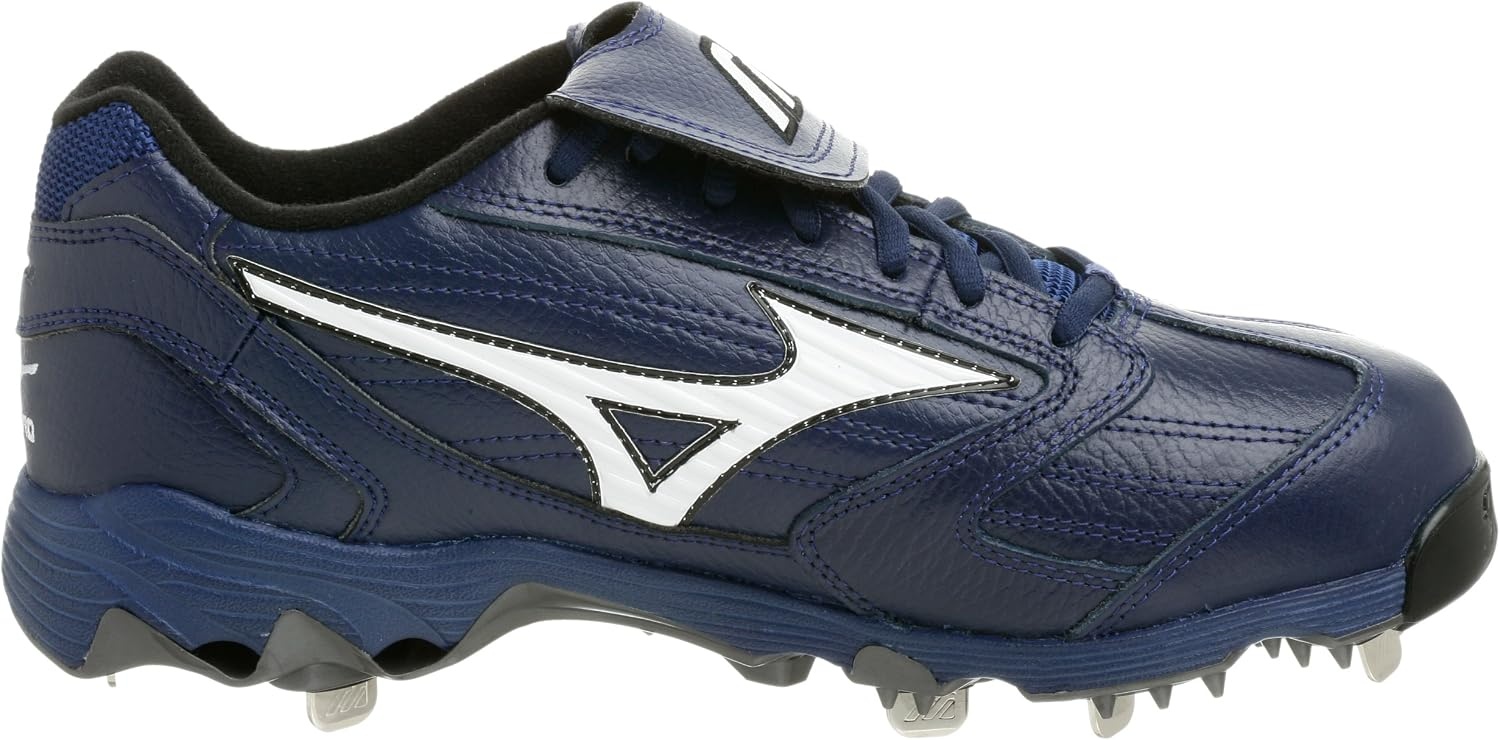 image:imageMizuno Mens 9Spike Classic Low G4 CleatRoyalWhite