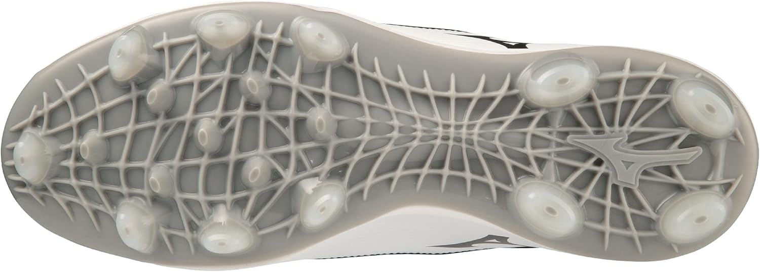 image:imageMizuno Mens Ambition 3 Mid TPU Baseball CleatsBlackWhite
