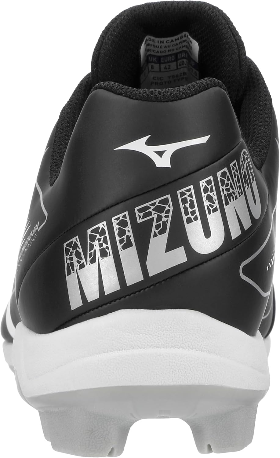 image:imageMizuno Mens Cushionrevo Diamond TPU SpikeBlackWhite