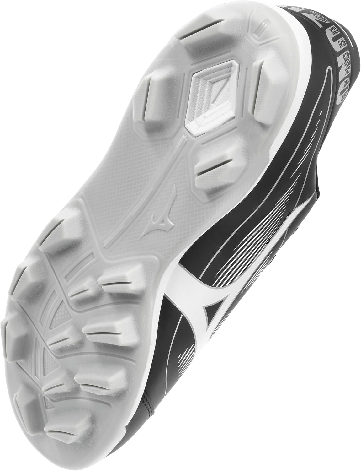 image:imageMizuno Mens Cushionrevo Diamond TPU SpikeBlackWhite