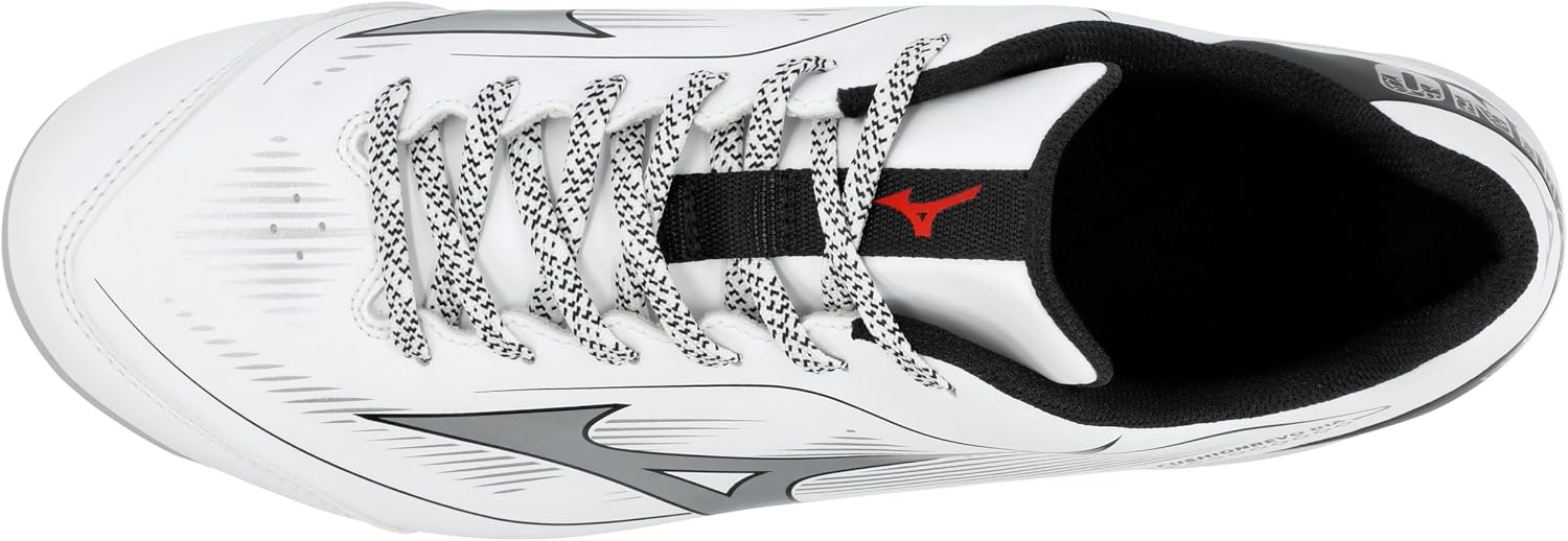 image:imageMizuno Mens Cushionrevo Diamond TPU SpikeWhiteBlack