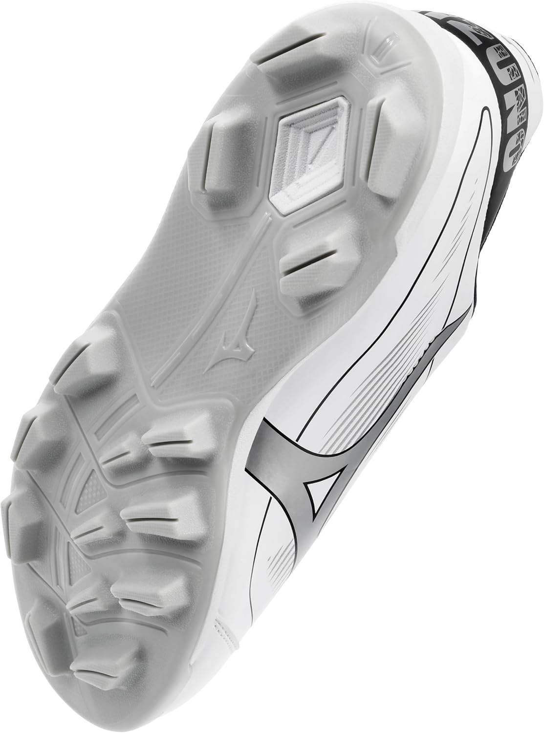 image:imageMizuno Mens Cushionrevo Diamond TPU SpikeWhiteBlack