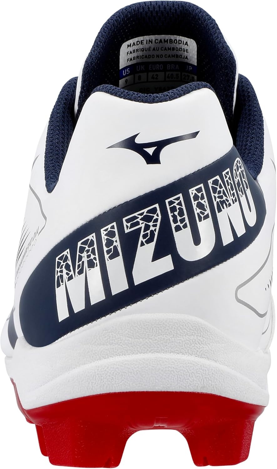 image:imageMizuno Mens Cushionrevo Diamond TPU SpikeWhitenavy