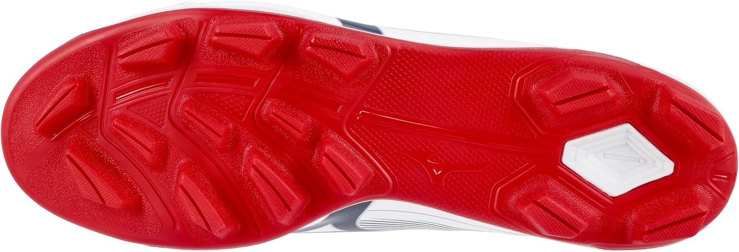 image:imageMizuno Mens Cushionrevo Diamond TPU SpikeWhitenavy