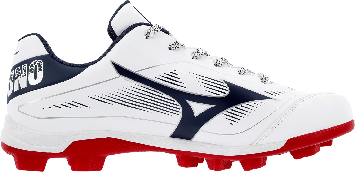 image:imageMizuno Mens Cushionrevo Diamond TPU SpikeWhitenavy