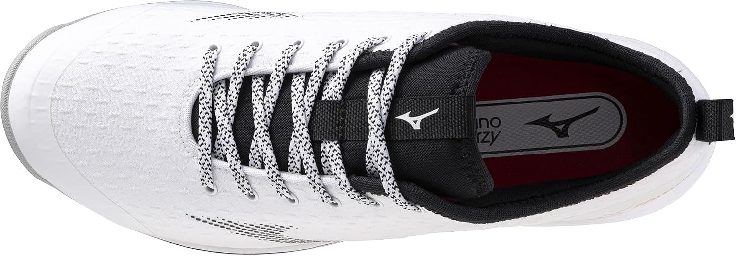 image:imageMizuno Mens Dominant 4 Low Mens Baseball Turf ShoeWhiteBlack