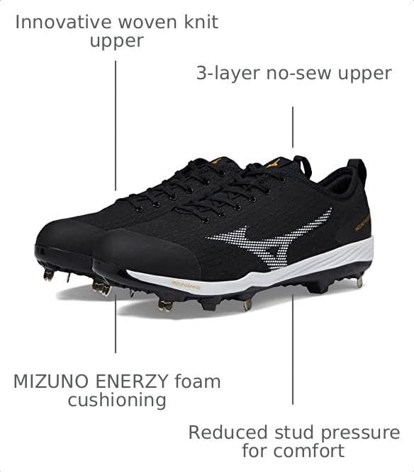 image:imageMizuno Mens Dominant 4BlackWhite