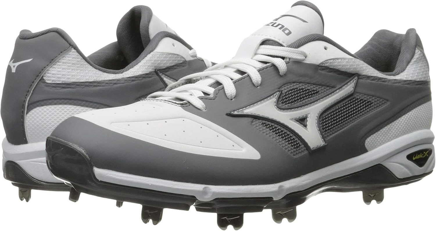 image:imageMizuno Mens Dominant Ic Baseball ShoeGreyWhite