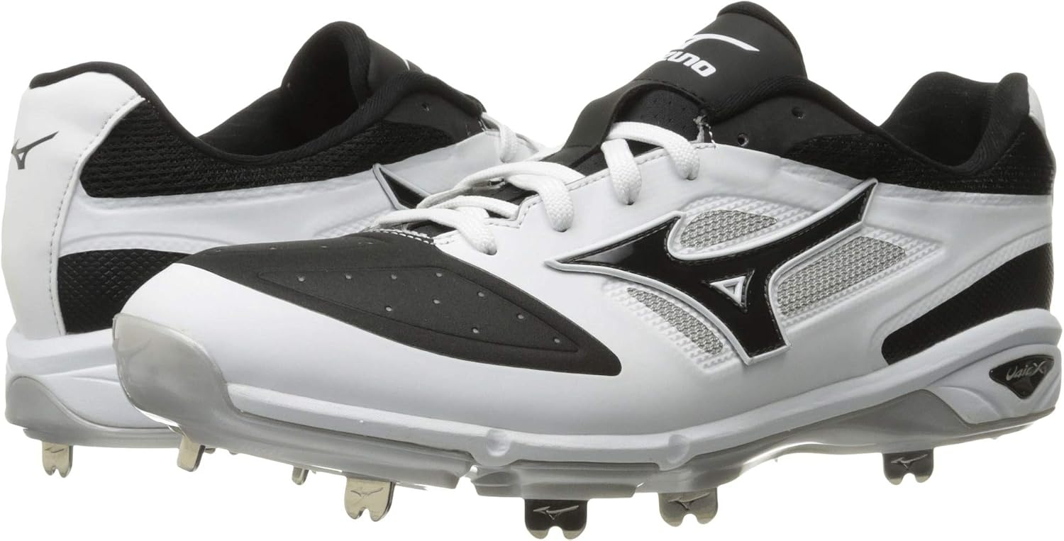 image:imageMizuno Mens Dominant Ic Baseball ShoeWhiteBlack
