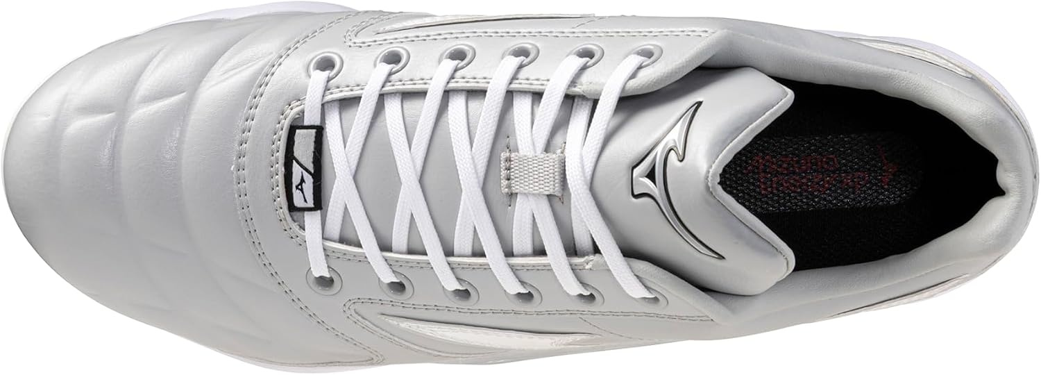 image:imageMizuno Mens Pro Select Metal Baseball Cleat GreyWhite US Mens 13
