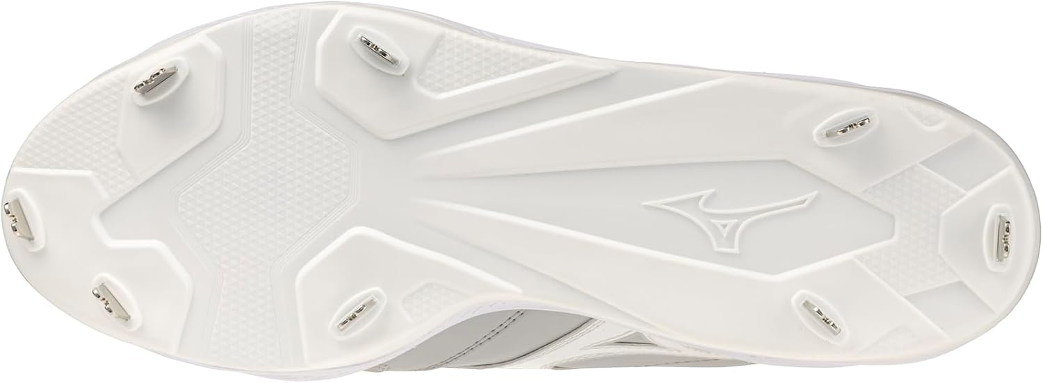 image:imageMizuno Mens Pro Select Metal Baseball Cleat GreyWhite US Mens 13