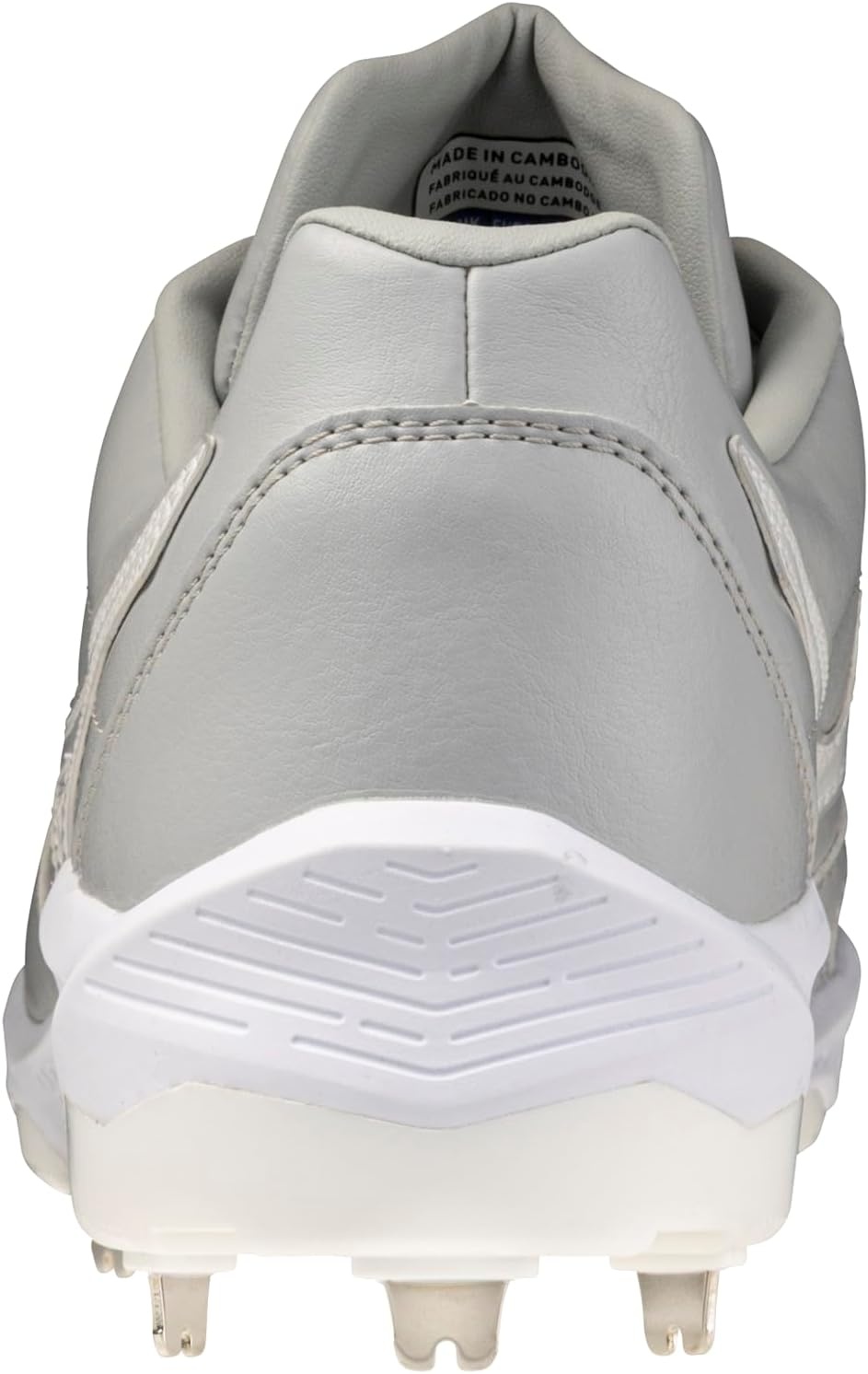 image:imageMizuno Mens Pro Select Metal Baseball Cleat GreyWhite US Mens 13