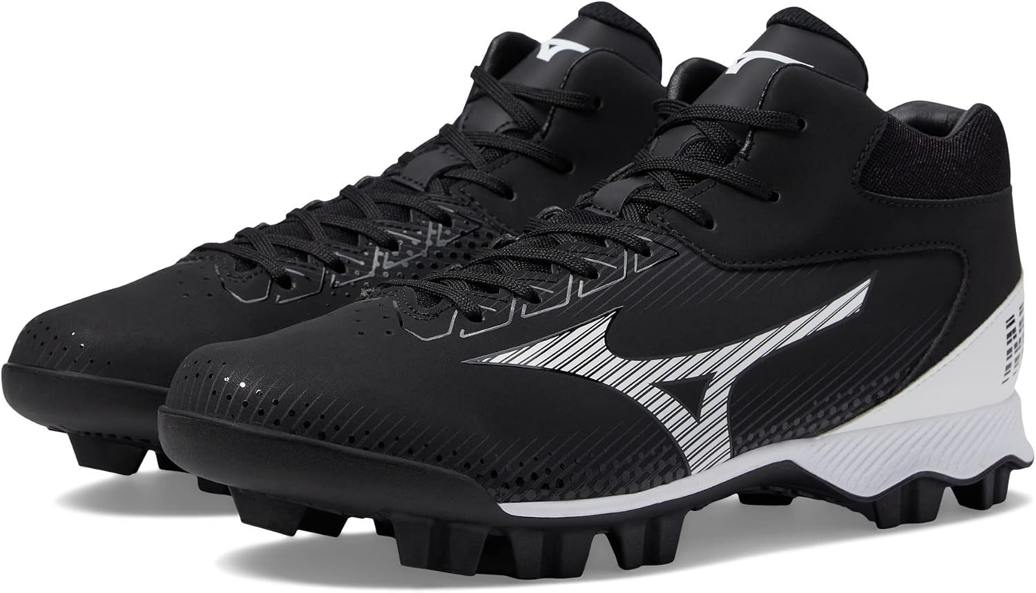 image:imageMizuno Mens Wave Lightrevo MidBlackWhite