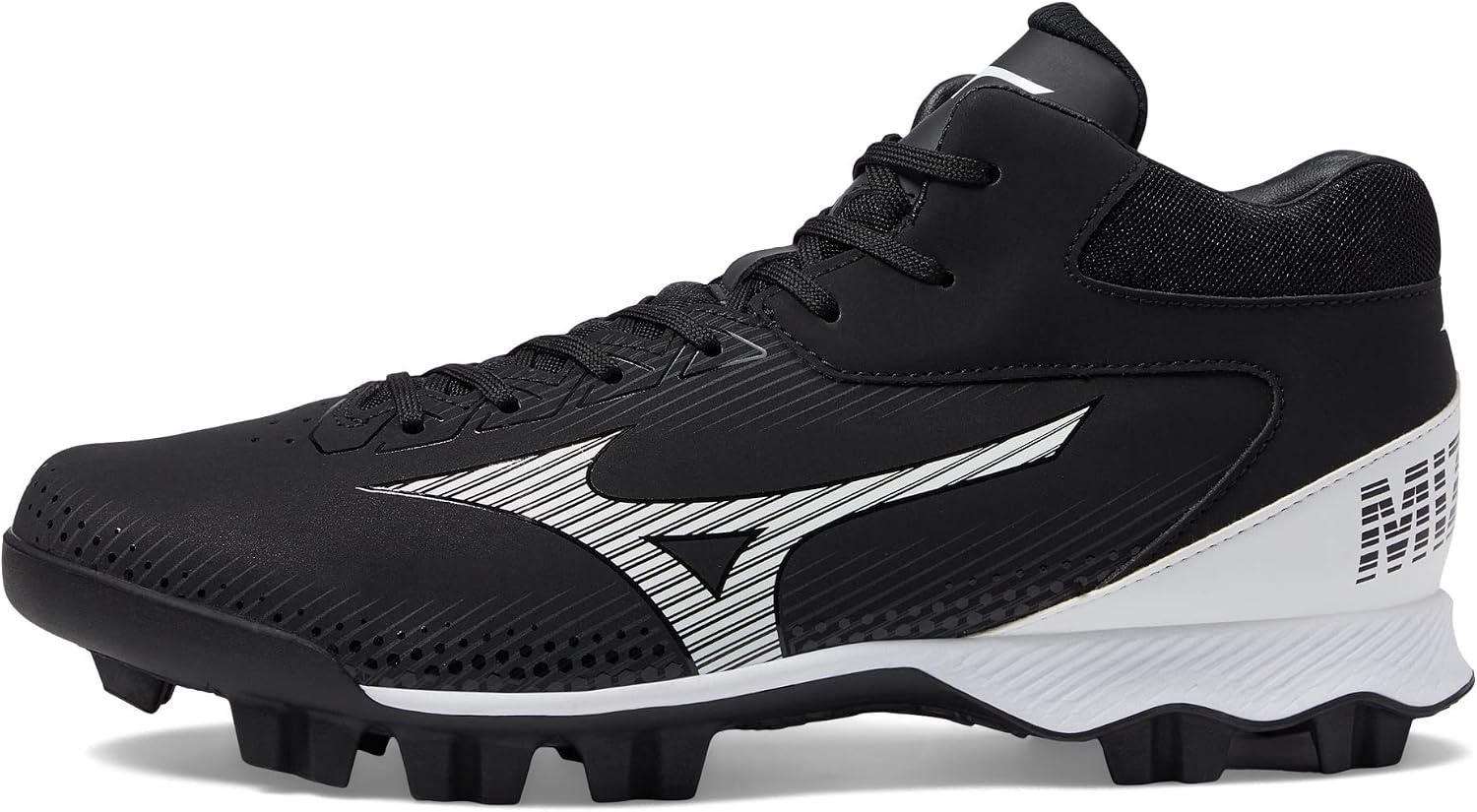 image:imageMizuno Mens Wave Lightrevo MidBlackWhite