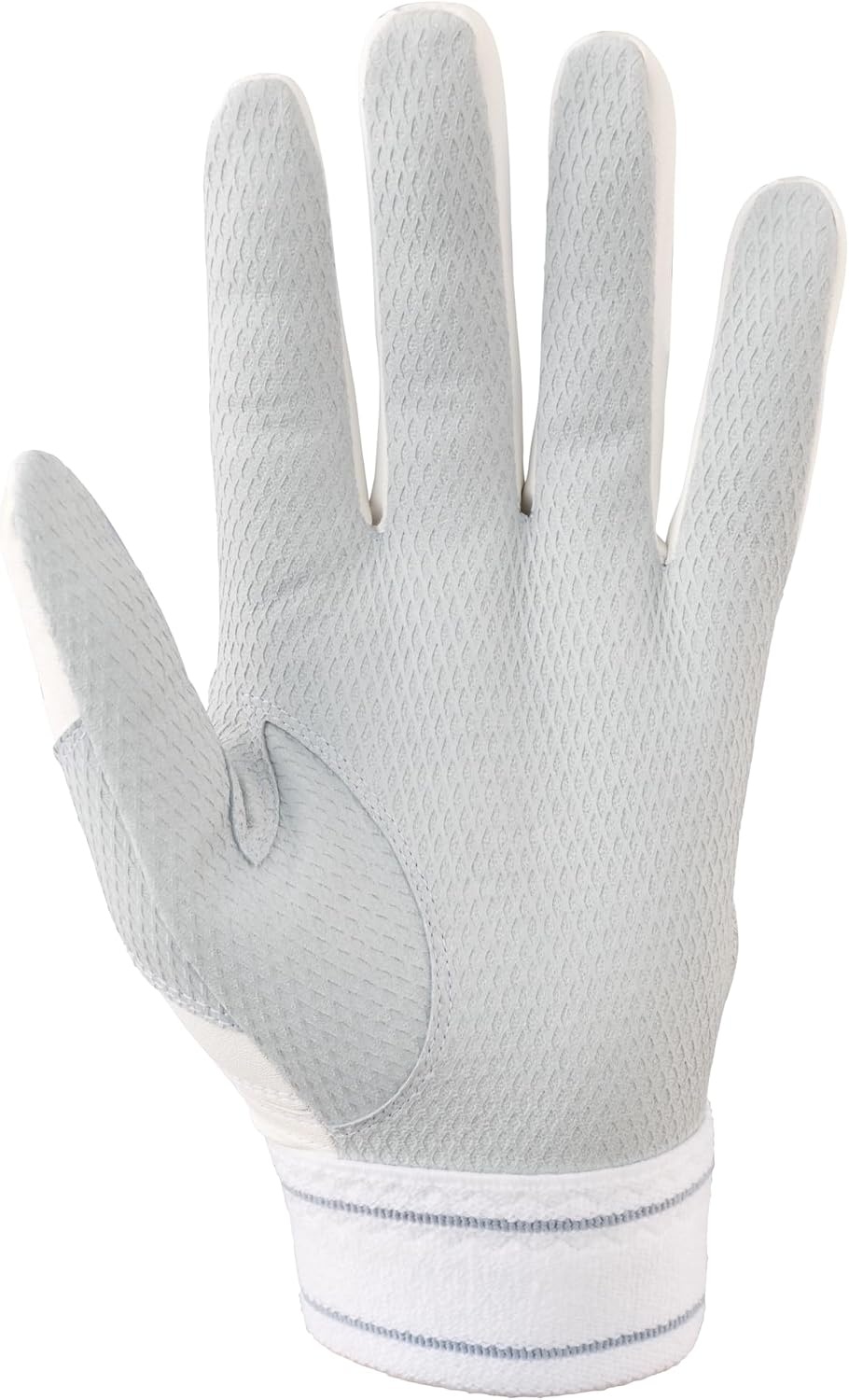 image:imageMizuno Pro PowerArc Baseball Batting GloveWhiteGold
