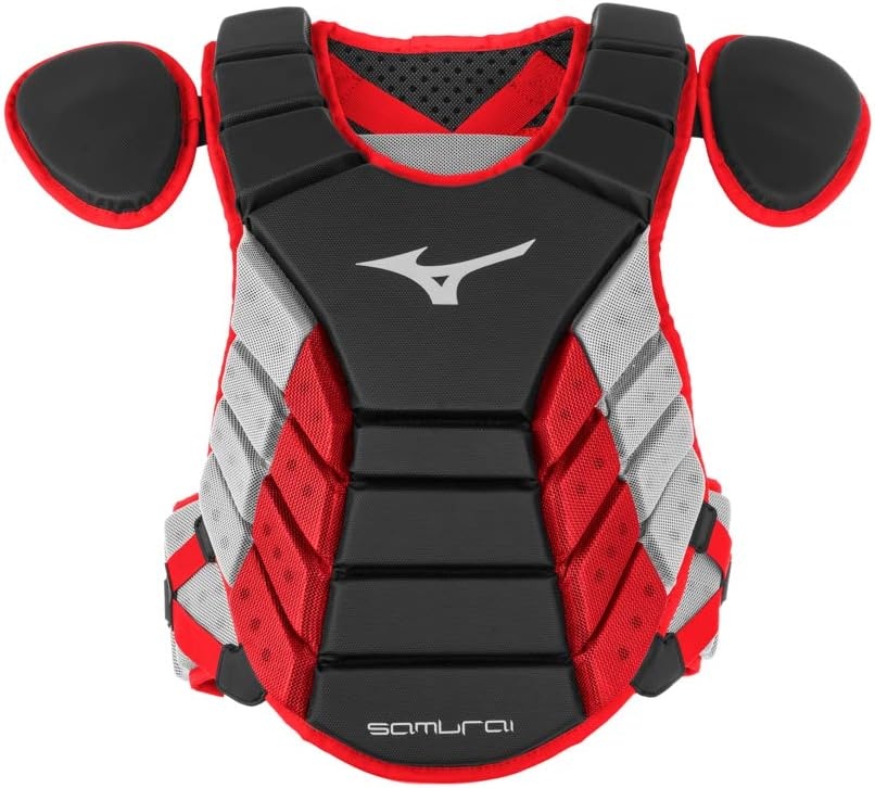 image:imageMizuno Samurai Adult Baseball Boxed Catchers Gear SetBlackRed