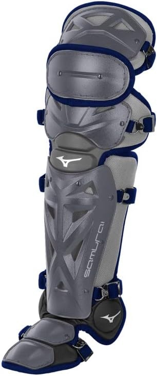 image:imageMizuno Samurai Adult Baseball Boxed Catchers Gear SetGreyNavy