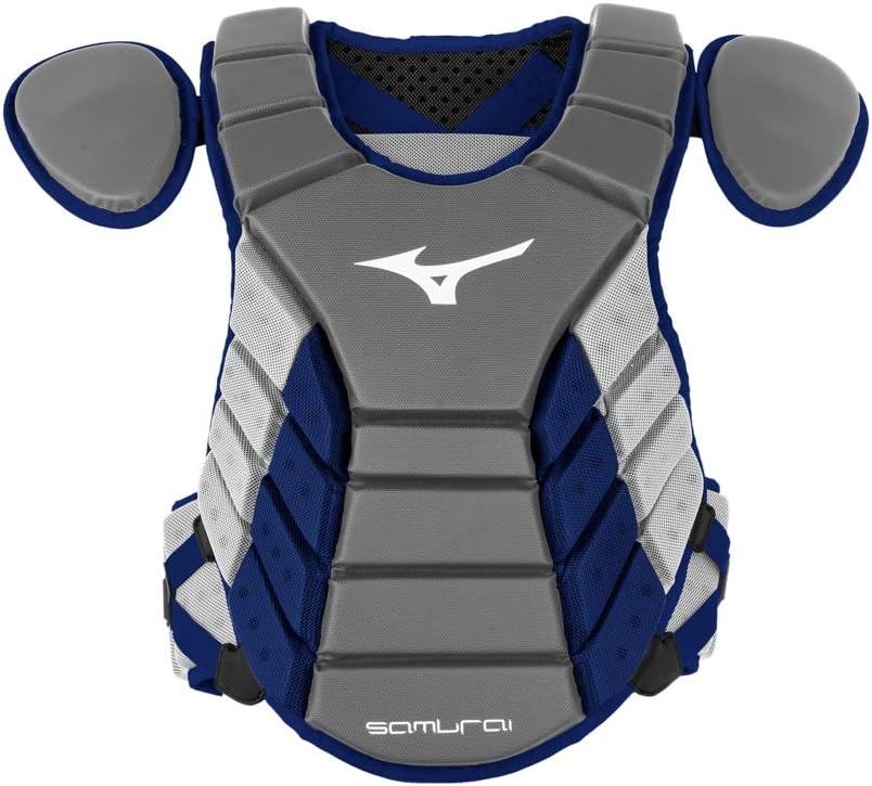 image:imageMizuno Samurai Adult Baseball Boxed Catchers Gear SetGreyNavy