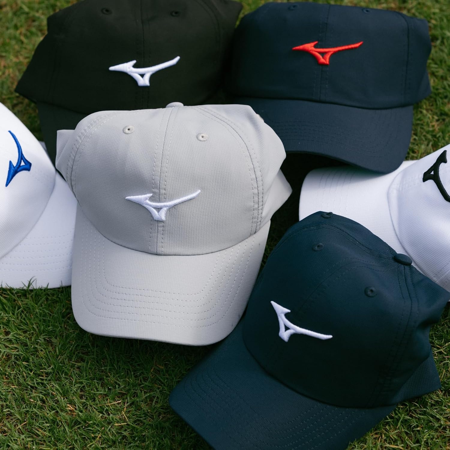 image:imageMizuno Tour Adjustable Golf HatWhiteCobalt