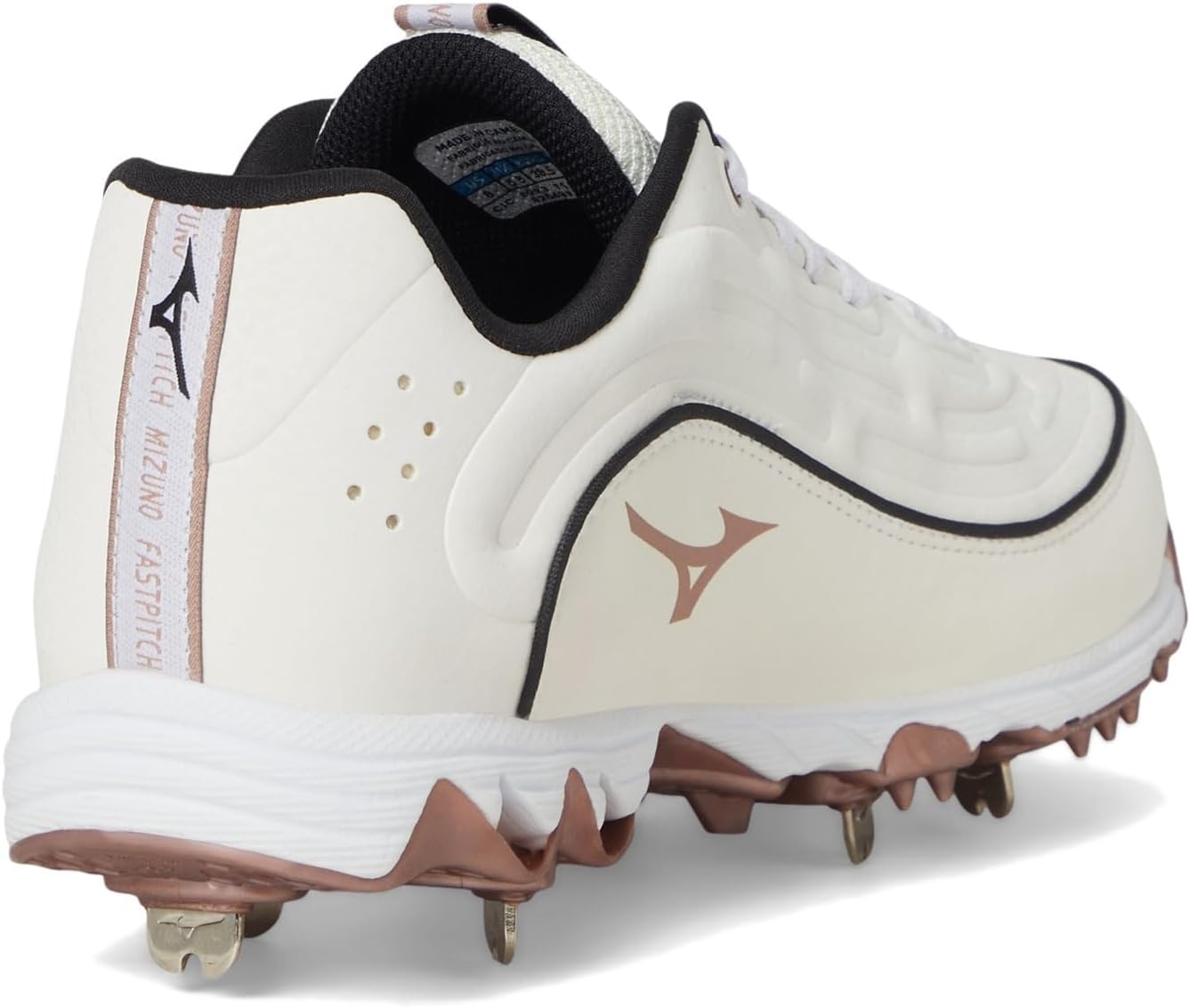 image:imageMizuno Unisex Adult 9Spike Swift 8 Low MetalWhiteRose Gold