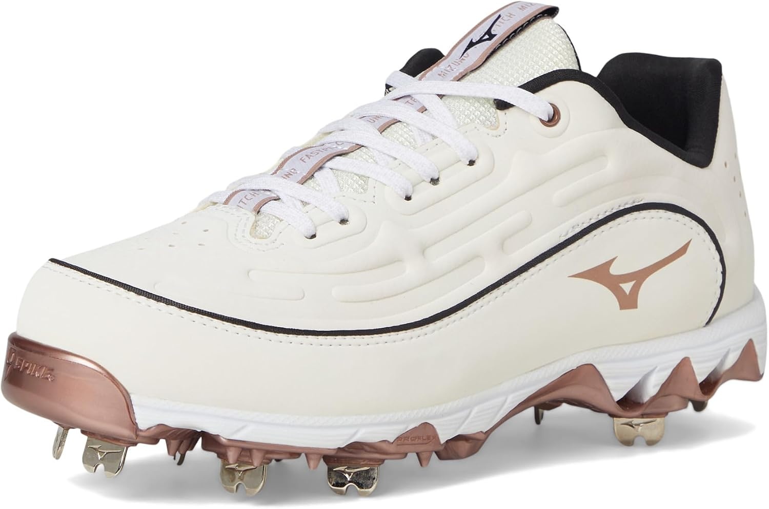 image:imageMizuno Unisex Adult 9Spike Swift 8 Low MetalWhiteRose Gold