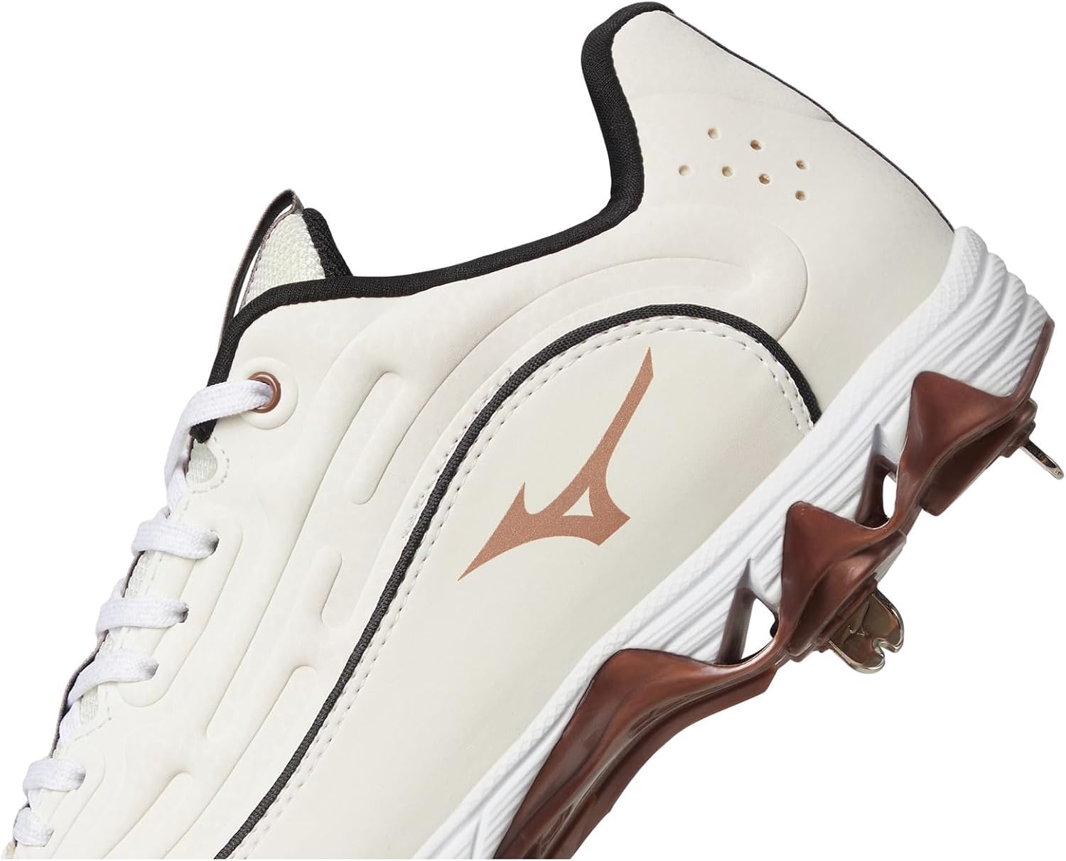 image:imageMizuno Unisex Adult 9Spike Swift 8 Low MetalWhiteRose Gold