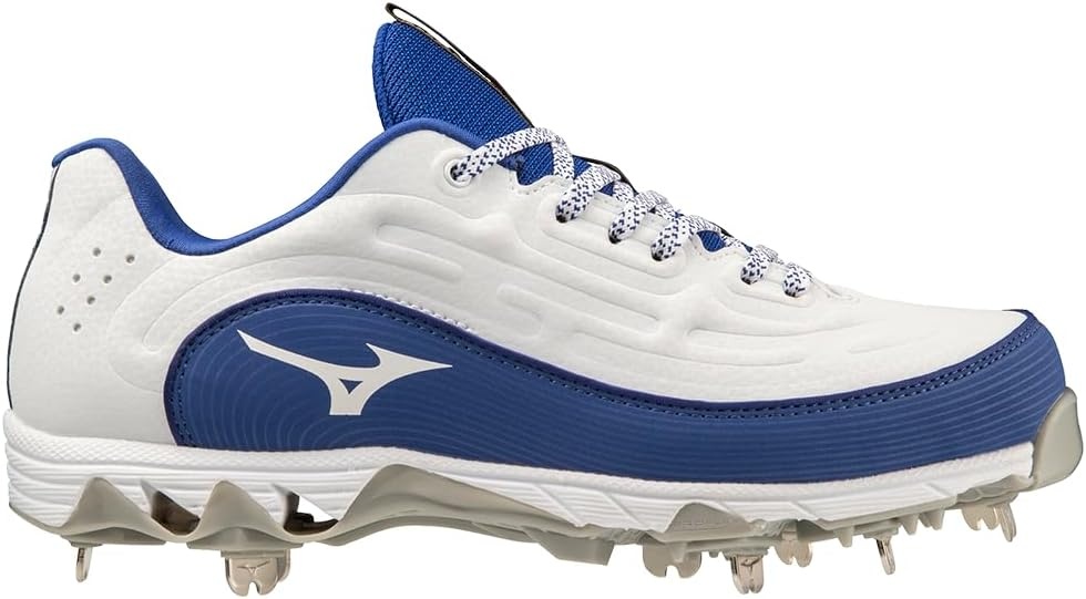 image:imageMizuno Unisex Adult 9Spike Swift 8 Low MetalWhiteRoyal