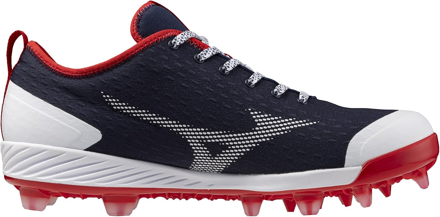 image:imageMizuno Unisex Adult Dominant 4 TPUNavyRed