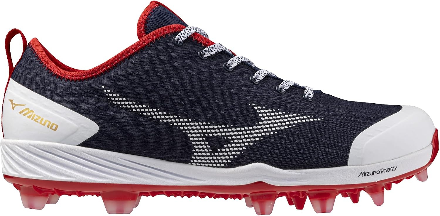 image:imageMizuno Unisex Adult Dominant 4 TPUNavyRed
