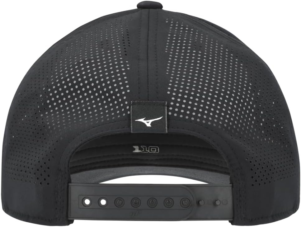 image:imageMizuno Unisex Tour Vent Adjustable Golf HatBlackwhite