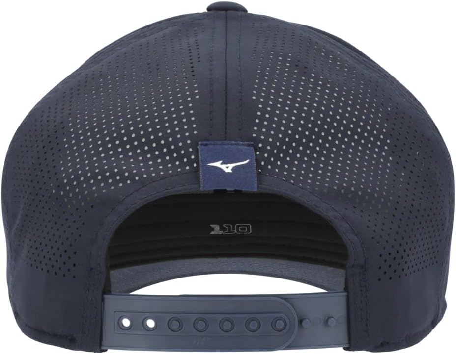 image:imageMizuno Unisex Tour Vent Adjustable Golf HatNavywhite