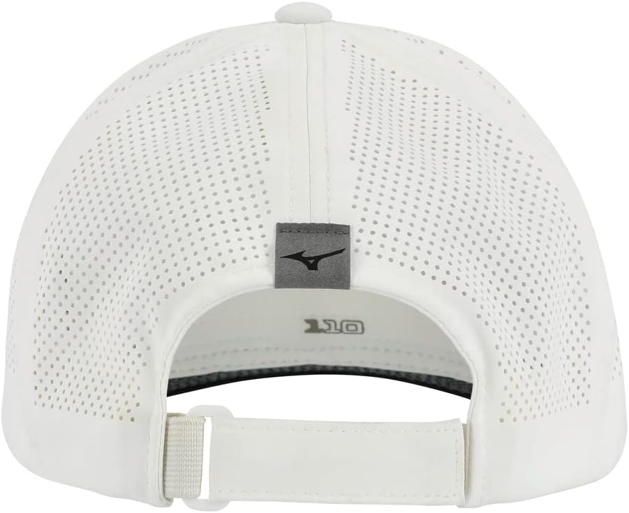 image:imageMizuno Unisex Tour Vent Adjustable Golf HatWhiteBlack