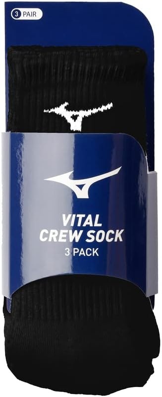 image:imageMizuno Vital Crew Sock 3PackBlack