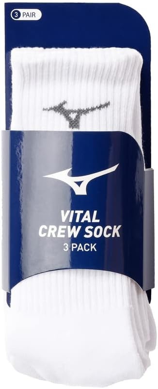 image:imageMizuno Vital Crew Sock 3PackWhite