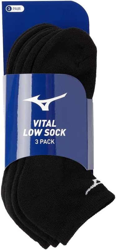 image:imageMizuno Vital Low Sock 3PackBlack