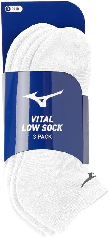 image:imageMizuno Vital Low Sock 3PackWhite