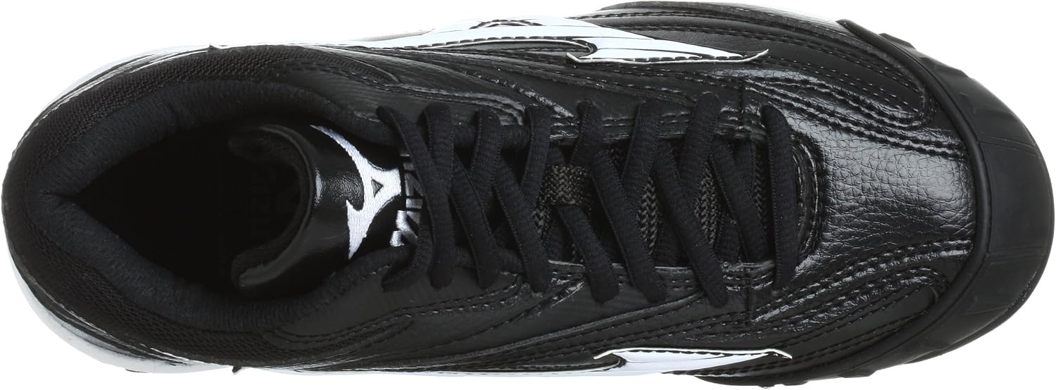 image:imageMizuno Womens Finch 9 Spike Mid G3 Baseball CleatBlackWhite
